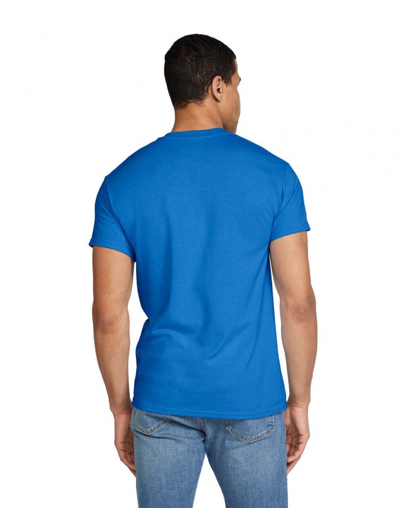 Men's Gildan 8000 T-Shirts Royal | GEIS01468