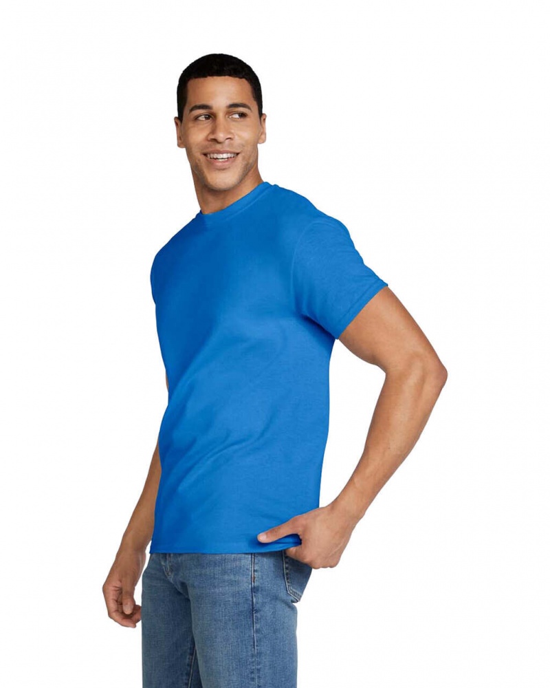 Men's Gildan 8000 T-Shirts Royal | GEIS01468