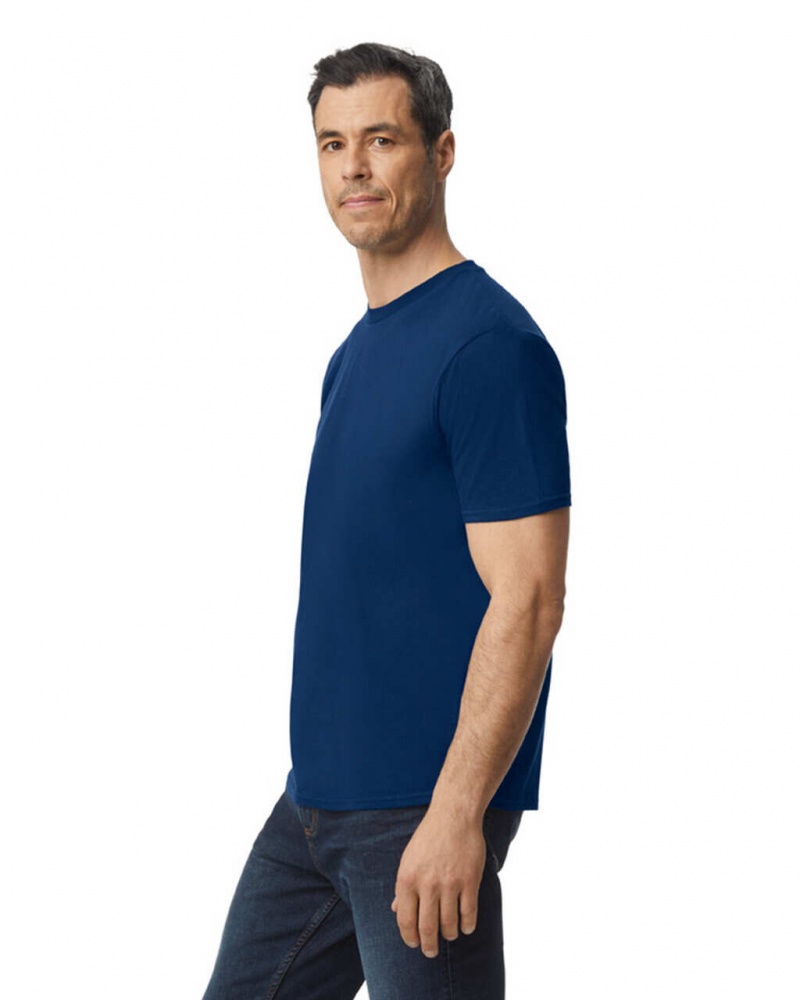 Men's Gildan 980 T-Shirts Navy | CSGF31645