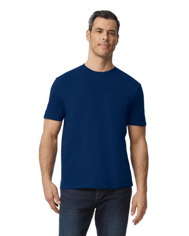 Men's Gildan 980 T-Shirts Navy | CSGF31645