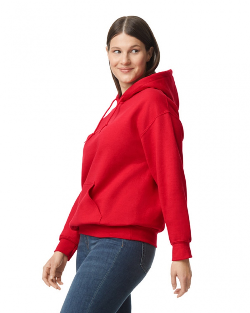 Women's Gildan 12500 Hoodie Red | ERLZ25301