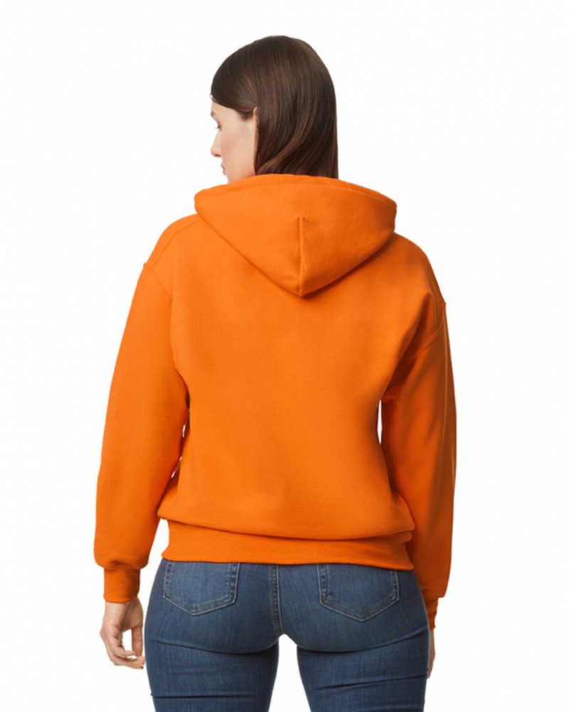 Women's Gildan 12500 Hoodie S Orange | VYHB18036