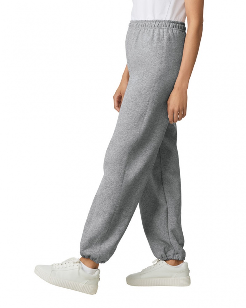 Women's Gildan 18200 Sweatpants Sport Grey | OXVN83267