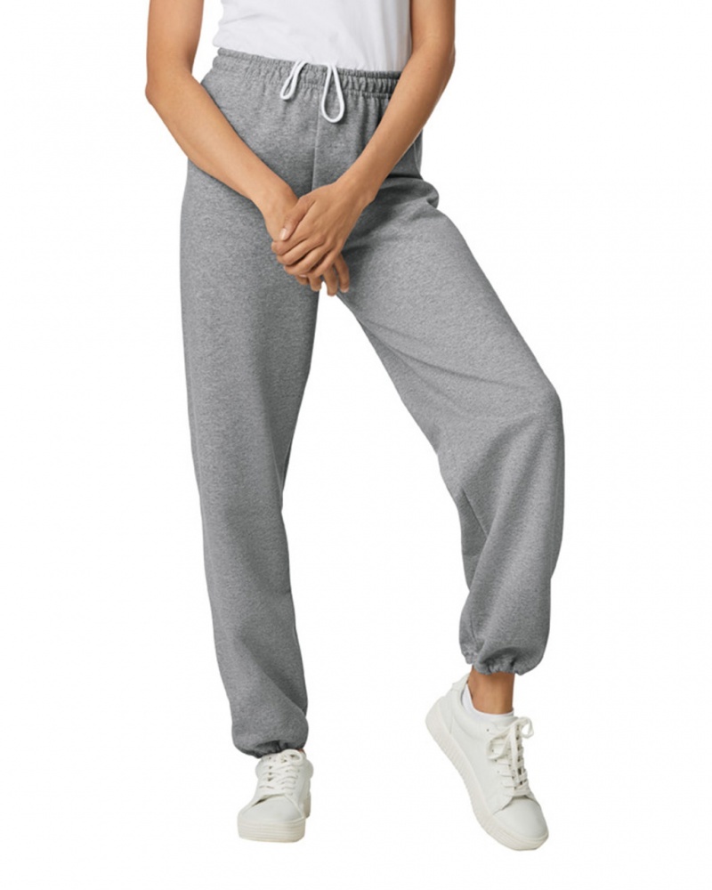 Women's Gildan 18200 Sweatpants Sport Grey | OXVN83267