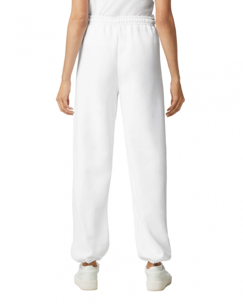 Women's Gildan 18200 Sweatpants White | HMSX68051