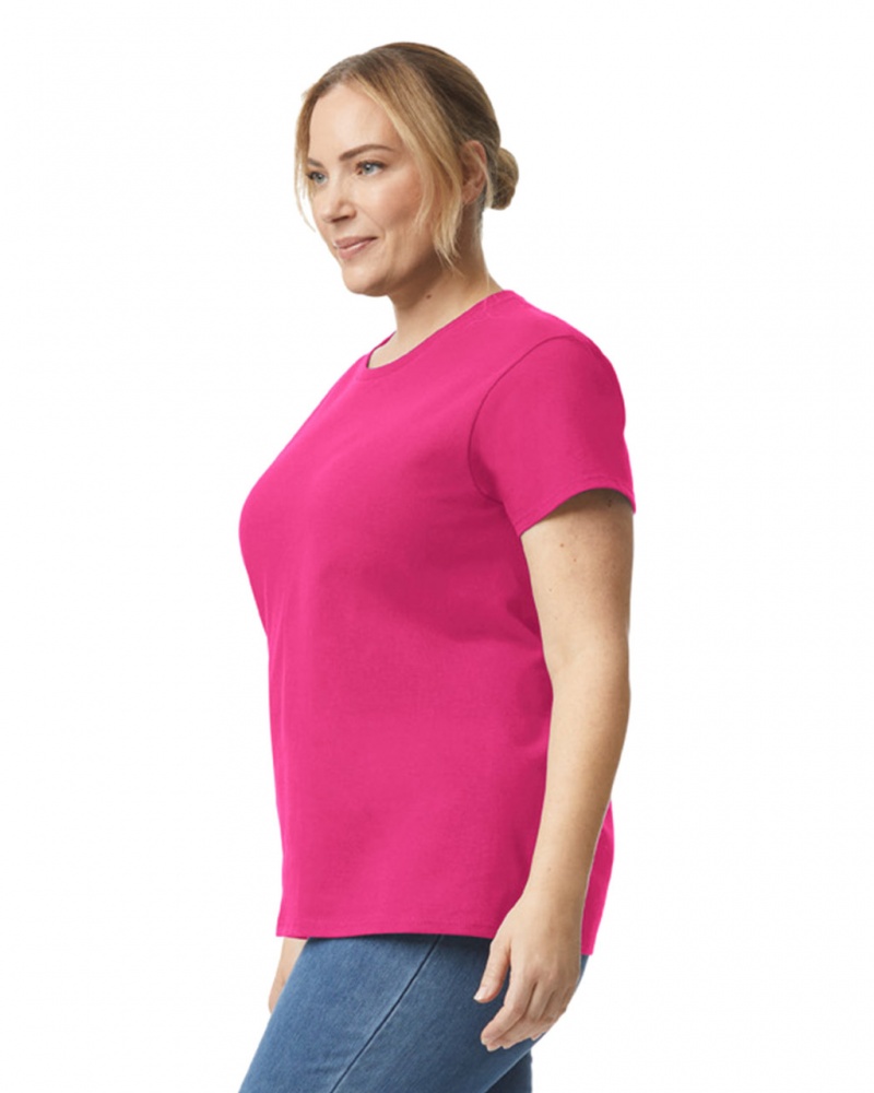 Women's Gildan 2000L T-Shirts Heliconia | FBYR69057